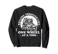 Rolling Through Life Rollerblade Sweatshirt - Aesthetic Graphic Unisex - T-Shirt, Sweatshirt, Hoodie