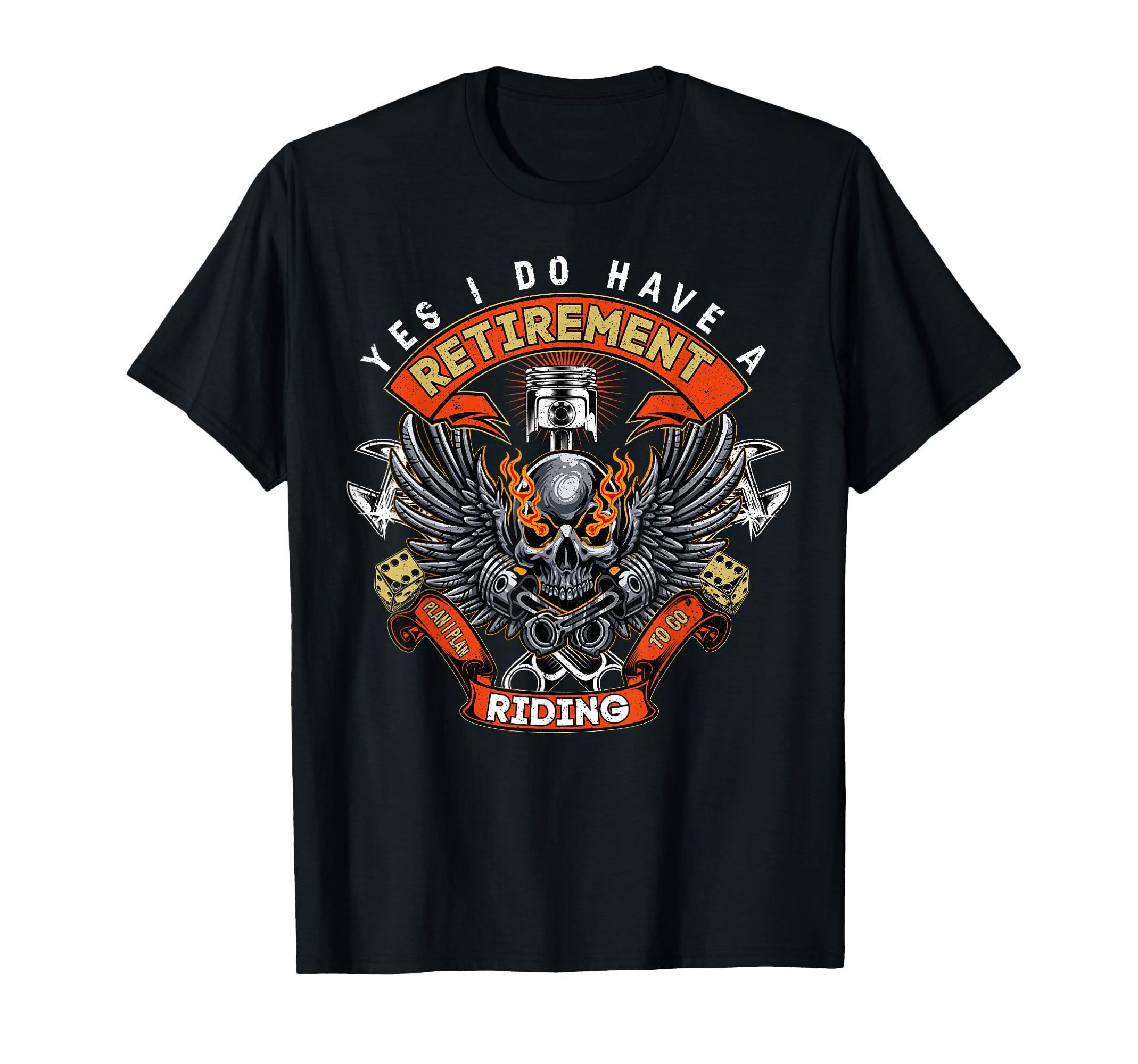 Retirement Plan To Go Riding T-Shirt - Novelty Apparel Men Women - T-Shirt, Sweatshirt, Hoodie