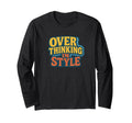 Certified Overthinker Anxious Brains T-Shirt - Custom Art Print Unisex - T-Shirt, Sweatshirt, Hoodie