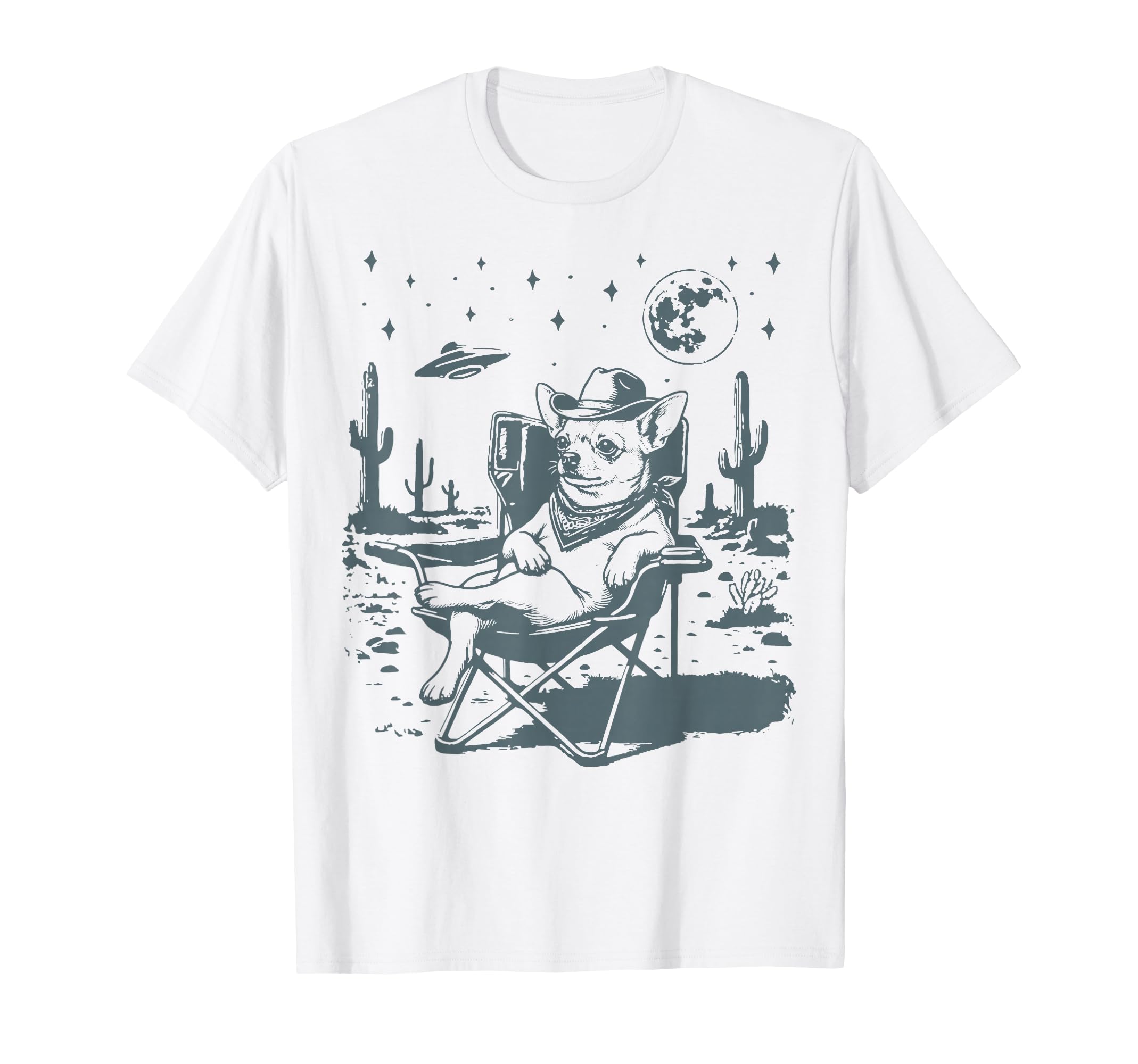 Chihuahua Cowboy Funny Dog Meme T-Shirt - Casual Everyday Wear for Adults - T-Shirt, Sweatshirt, Hoodie