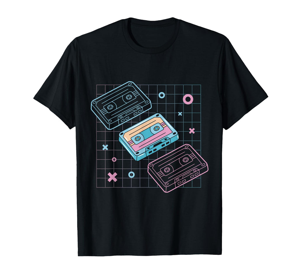 80S 90S Music Mixtape Cassette Tapes 1990S T-Shirt - Unique Graphic Unisex - T-Shirt, Sweatshirt, Hoodie