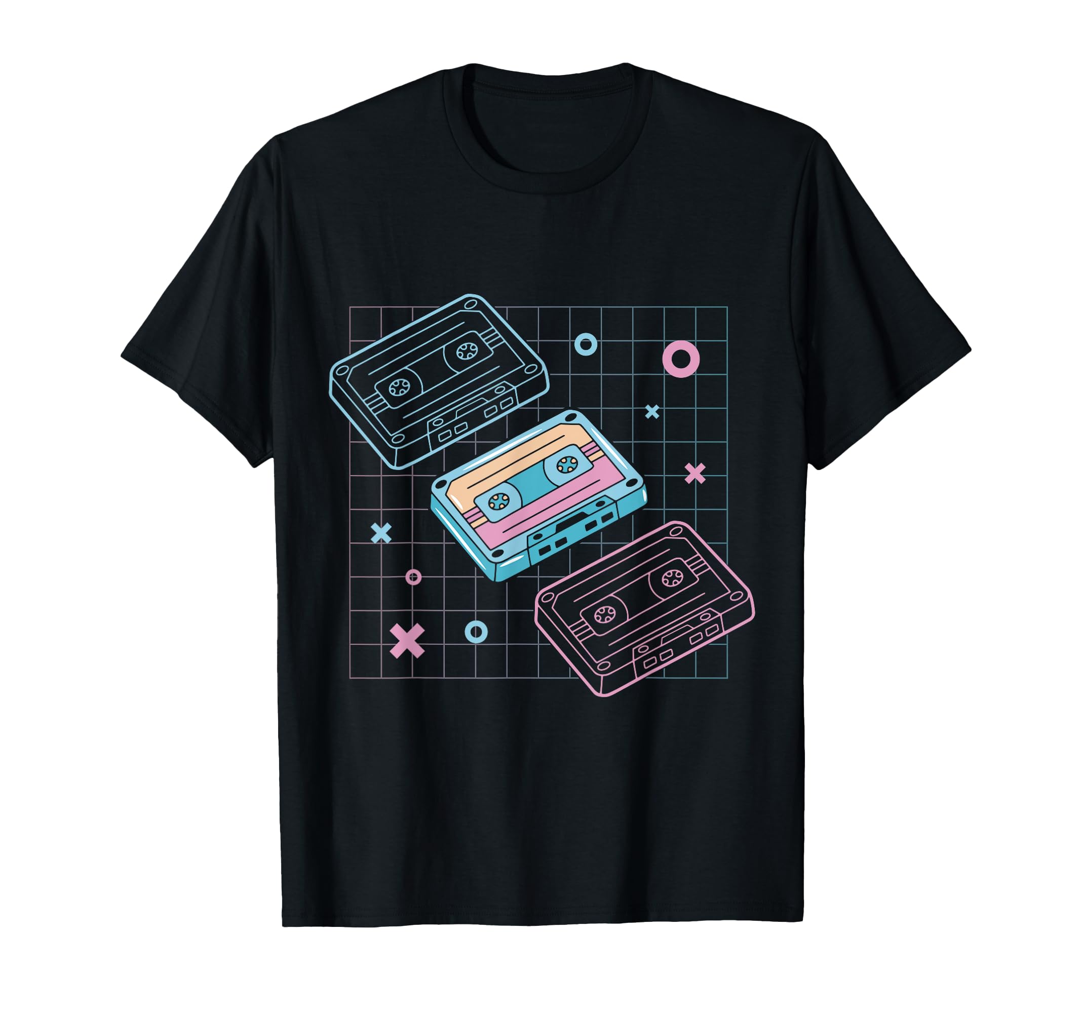 80S 90S Music Mixtape Cassette Tapes 1990S T-Shirt - Unique Graphic Unisex - T-Shirt, Sweatshirt, Hoodie