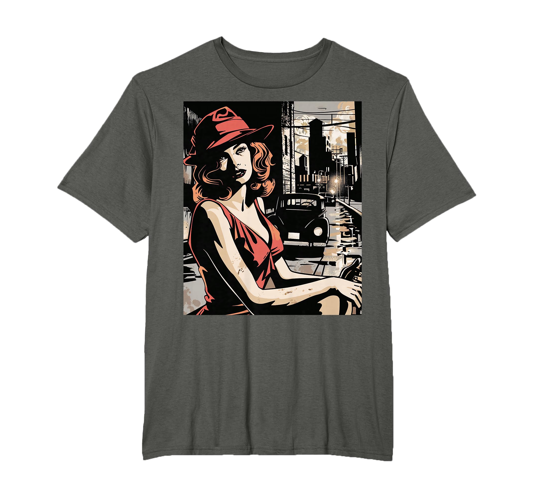 Glam Hollywood Iconic Noir Chic T-Shirt - Casual Everyday Wear Unisex - T-Shirt, Sweatshirt, Hoodie