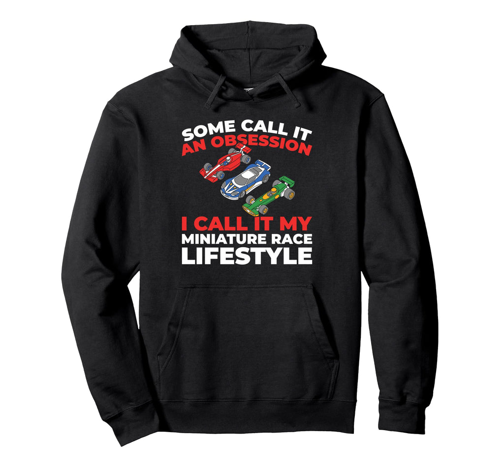 Slot Cars Track Miniature Hobby Slot Hoodie - Trendy Graphic for Adults - T-Shirt, Sweatshirt, Hoodie
