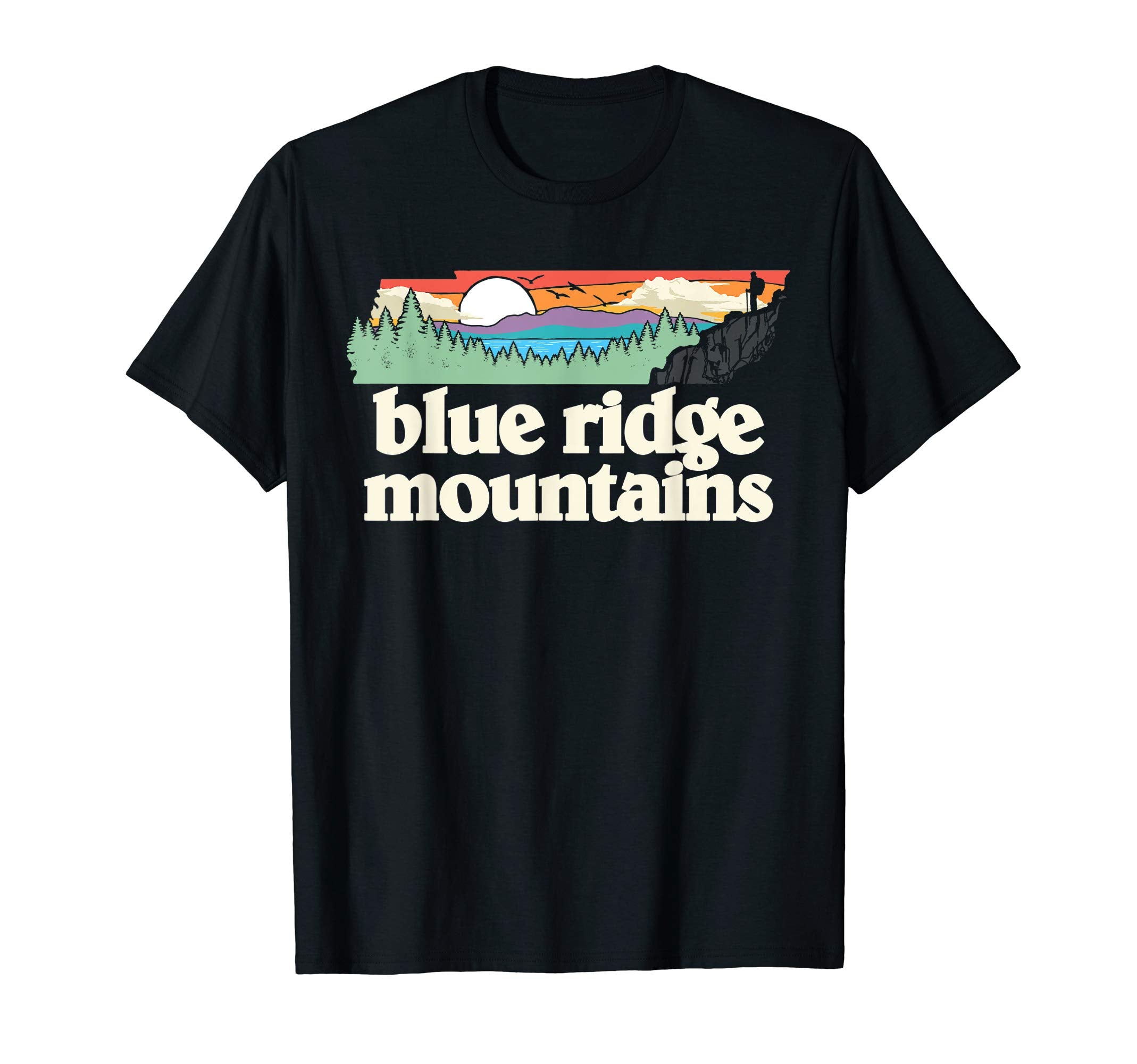 Blue Ridge Tennessee Outdoors Nature T-Shirt - Minimalist Print for Adults - T-Shirt, Sweatshirt, Hoodie