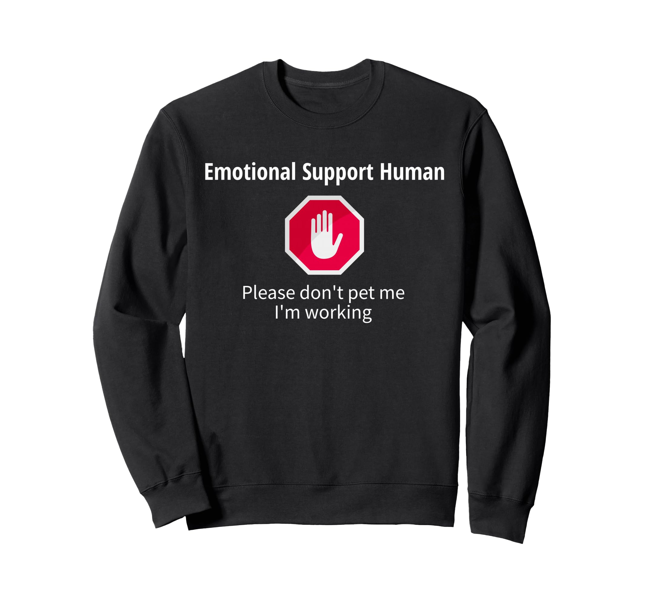 Emotional Support Human Please Sweatshirt - Aesthetic Graphic for Adults - T-Shirt, Sweatshirt, Hoodie