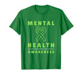 Green Mental Health Fight Panic T-Shirt - Streetwear Style for Adults - T-Shirt, Sweatshirt, Hoodie
