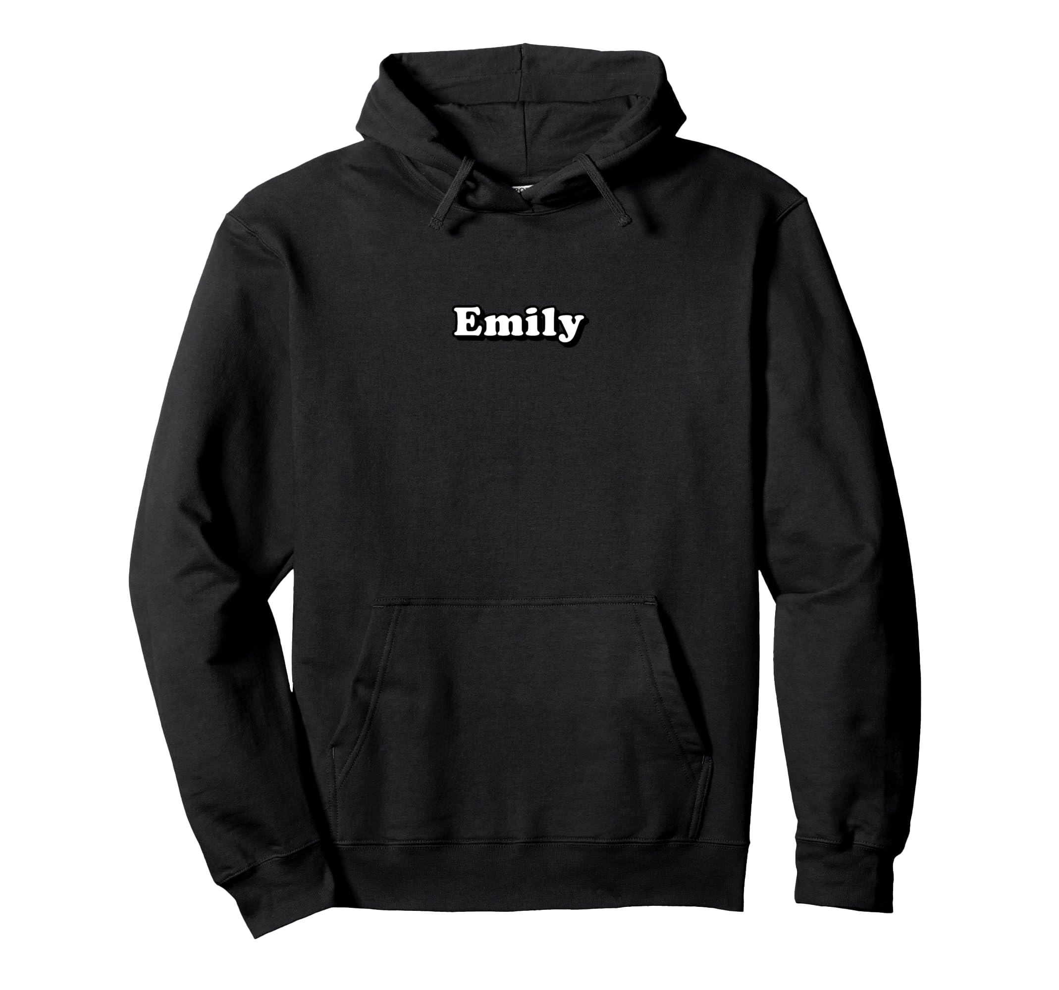 Emily Typography Hoodie - Aesthetic Graphic Unisex - T-Shirt, Sweatshirt, Hoodie