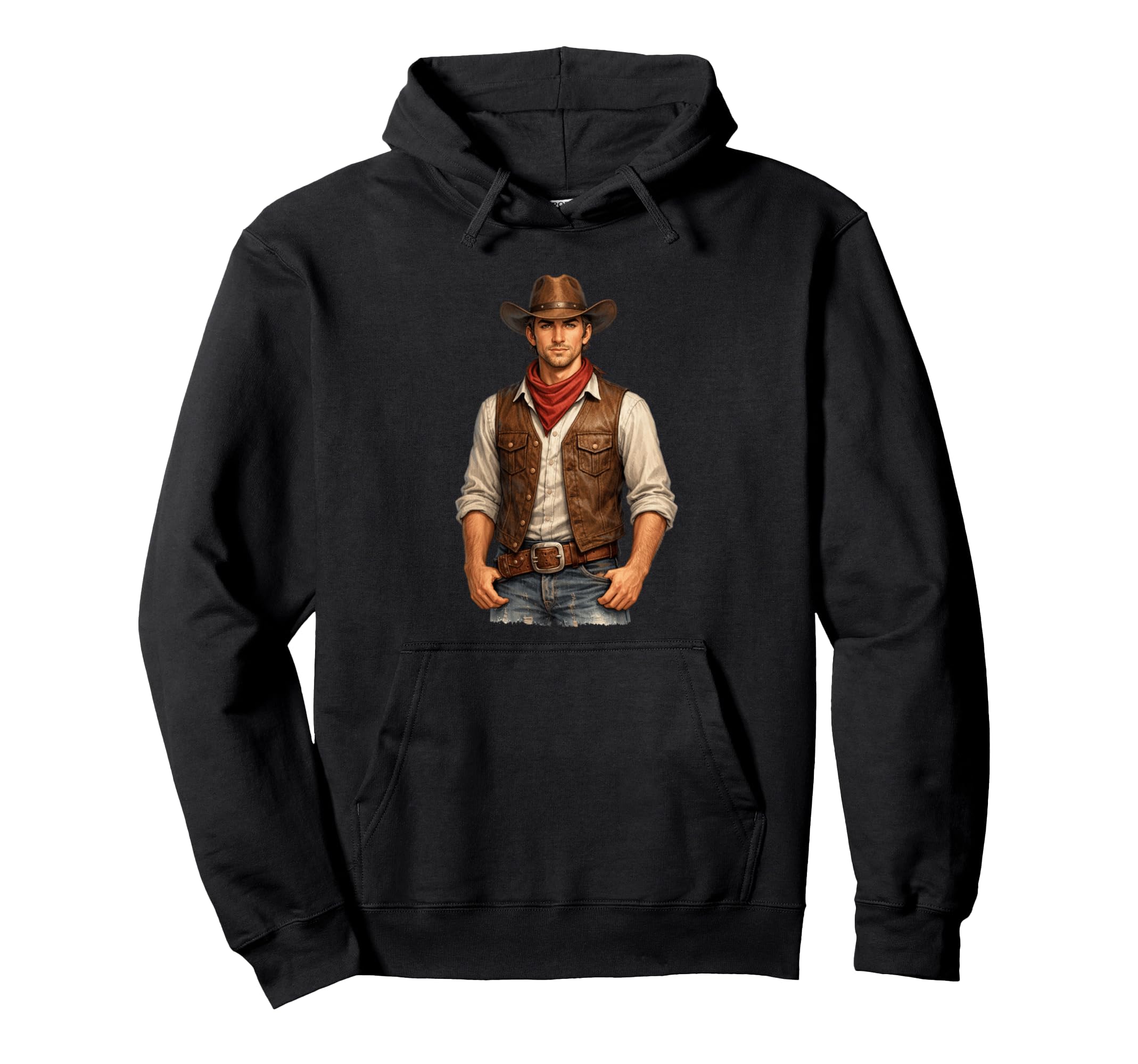 Western Cowboy Spirit Ranch Hoodie - Novelty Apparel Unisex - T-Shirt, Sweatshirt, Hoodie
