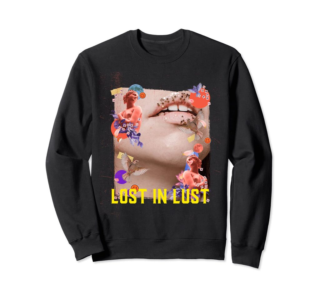 Artsy Aesthetic Lost Lust Sweatshirt - Trendy Graphic for Adults - T-Shirt, Sweatshirt, Hoodie
