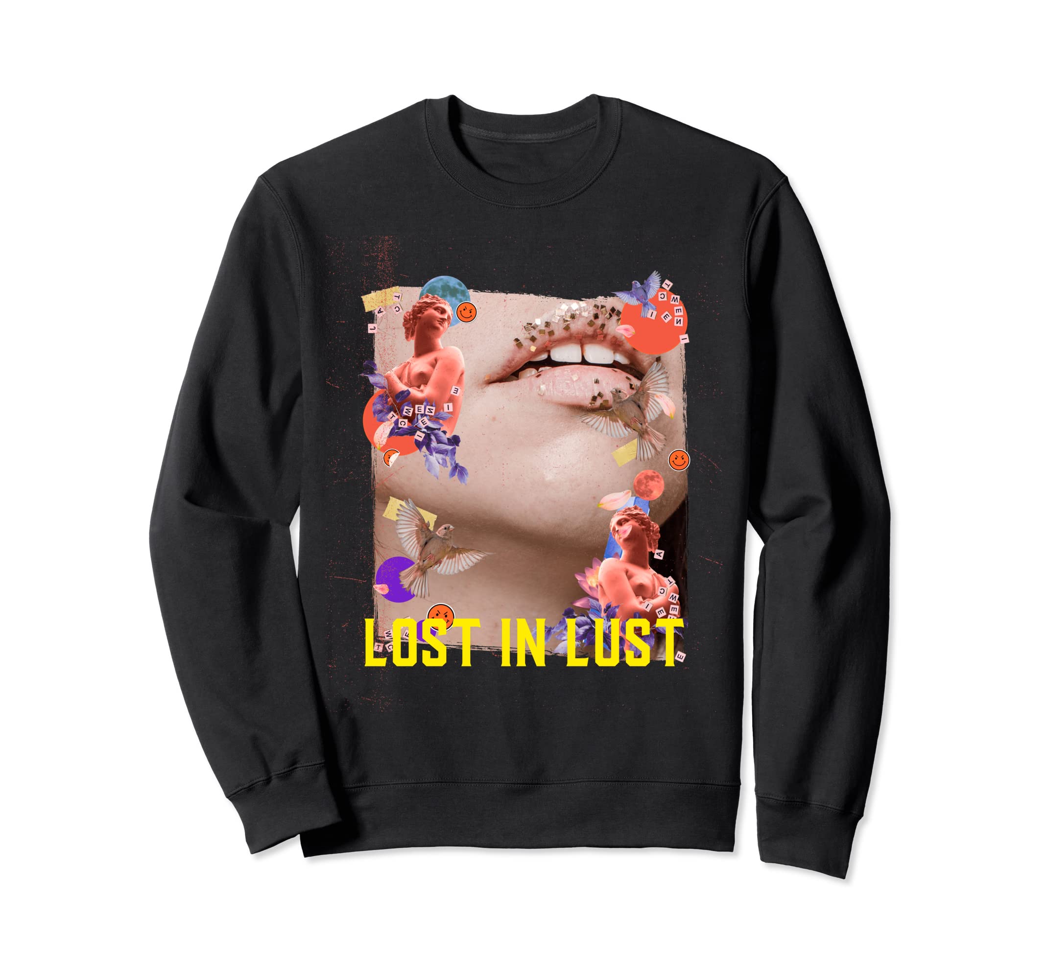 Artsy Aesthetic Lost Lust Sweatshirt - Trendy Graphic for Adults - T-Shirt, Sweatshirt, Hoodie
