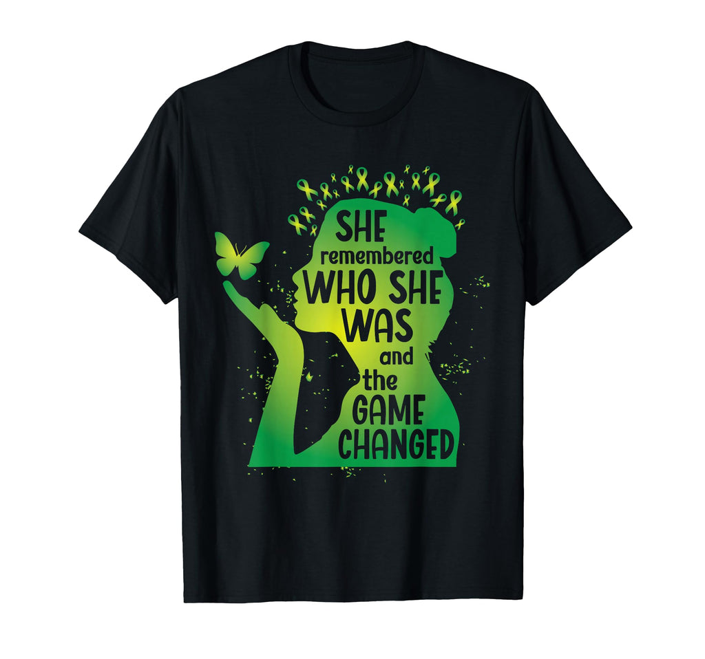 Green Awareness Ribbon Butterfly Mental T-Shirt - Trendy Graphic Men Women - T-Shirt, Sweatshirt, Hoodie