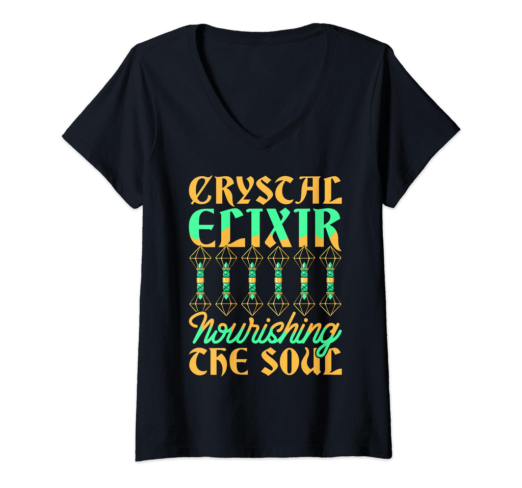 Womens Healing Crystal Elixir Nourishing T-Shirt - Streetwear Style Unisex - T-Shirt, Sweatshirt, Hoodie