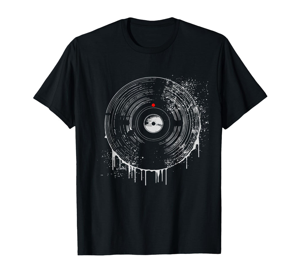 Turntable Vinyl Record Player Sketch T-Shirt - Streetwear Style Unisex - T-Shirt, Sweatshirt, Hoodie