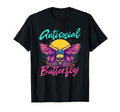 Antisocial Butterfly Gift Hoodie - Trendy Graphic Men Women - T-Shirt, Sweatshirt, Hoodie