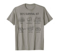 90S Survival Kit Collage Line Sketch T-Shirt - Graphic Print Unisex - T-Shirt, Sweatshirt, Hoodie