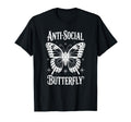 Antisocial Butterfly Introvert T-Shirt - Novelty Apparel for Adults - T-Shirt, Sweatshirt, Hoodie