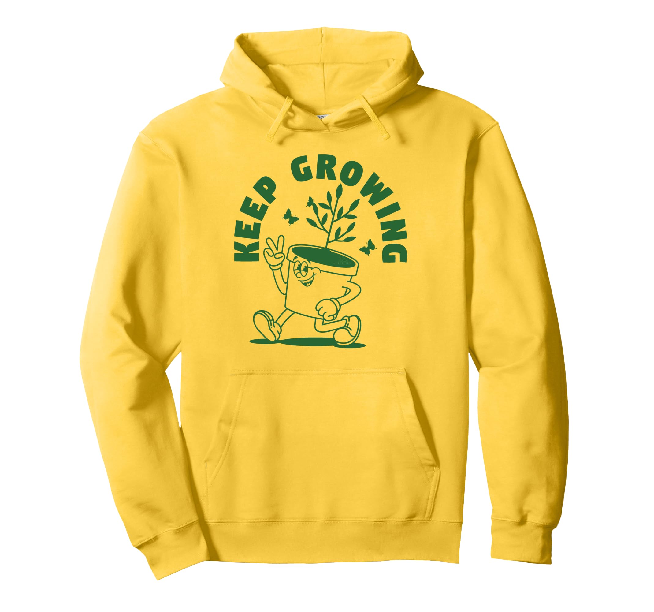Keep Growing Plant Lover Hoodie - Casual Everyday Wear Men Women - T-Shirt, Sweatshirt, Hoodie