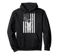 Distressed Motorcycle Us Flag Hoodie - Streetwear Style Unisex - T-Shirt, Sweatshirt, Hoodie
