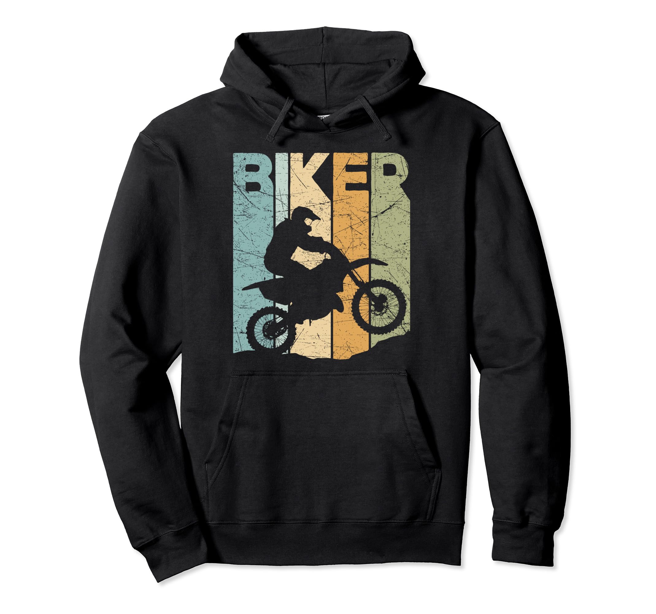 Motocross Biker Off Road Bike Rider Hoodie - Aesthetic Graphic for Adults - T-Shirt, Sweatshirt, Hoodie