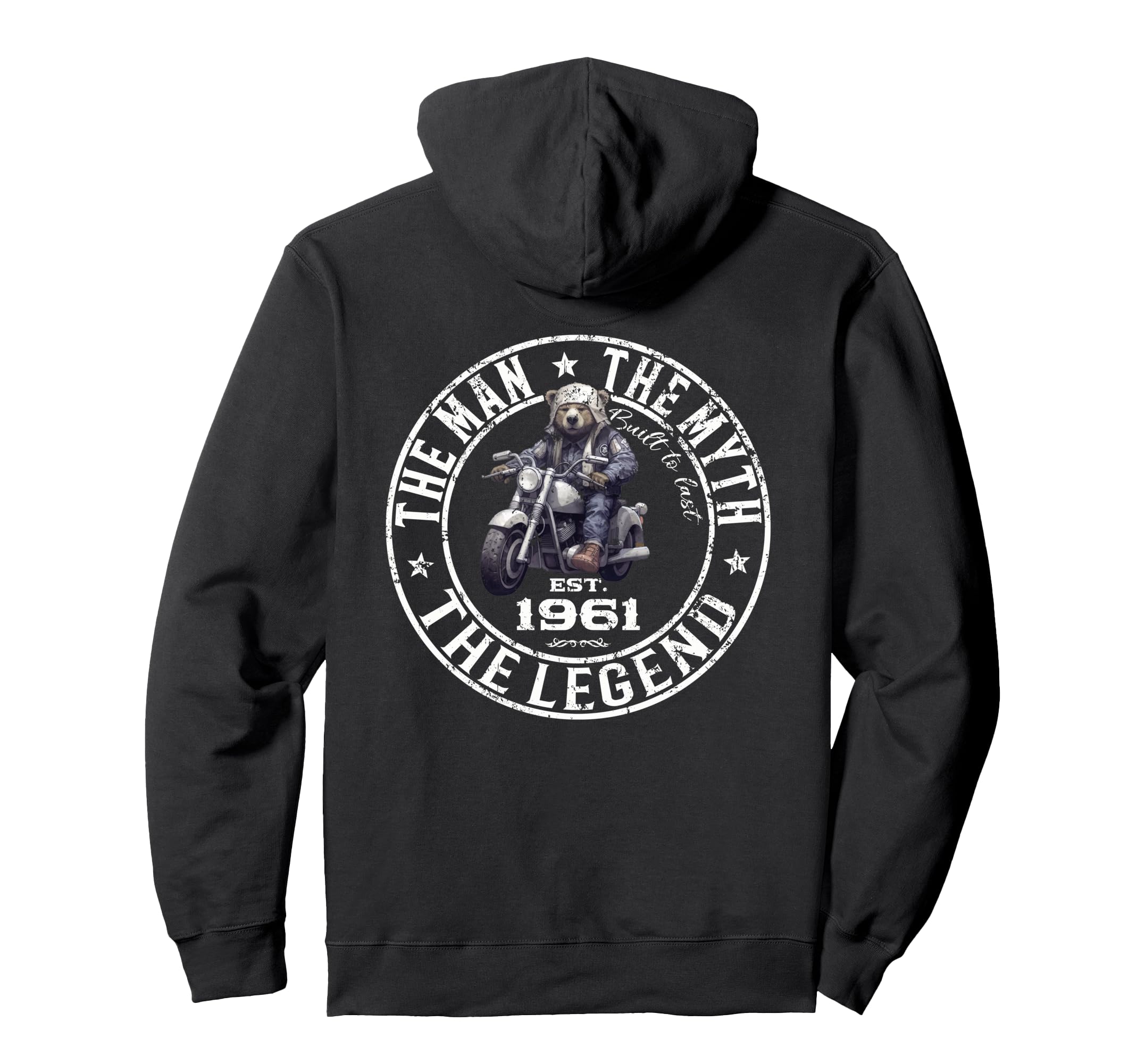65Th Birthday Motorcycle Motorcyclist Hoodie - Custom Art Print Unisex - T-Shirt, Sweatshirt, Hoodie