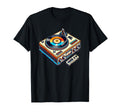 80S 90S Vinyl Record Player Turntable T-Shirt - Unique Graphic for Adults - T-Shirt, Sweatshirt, Hoodie