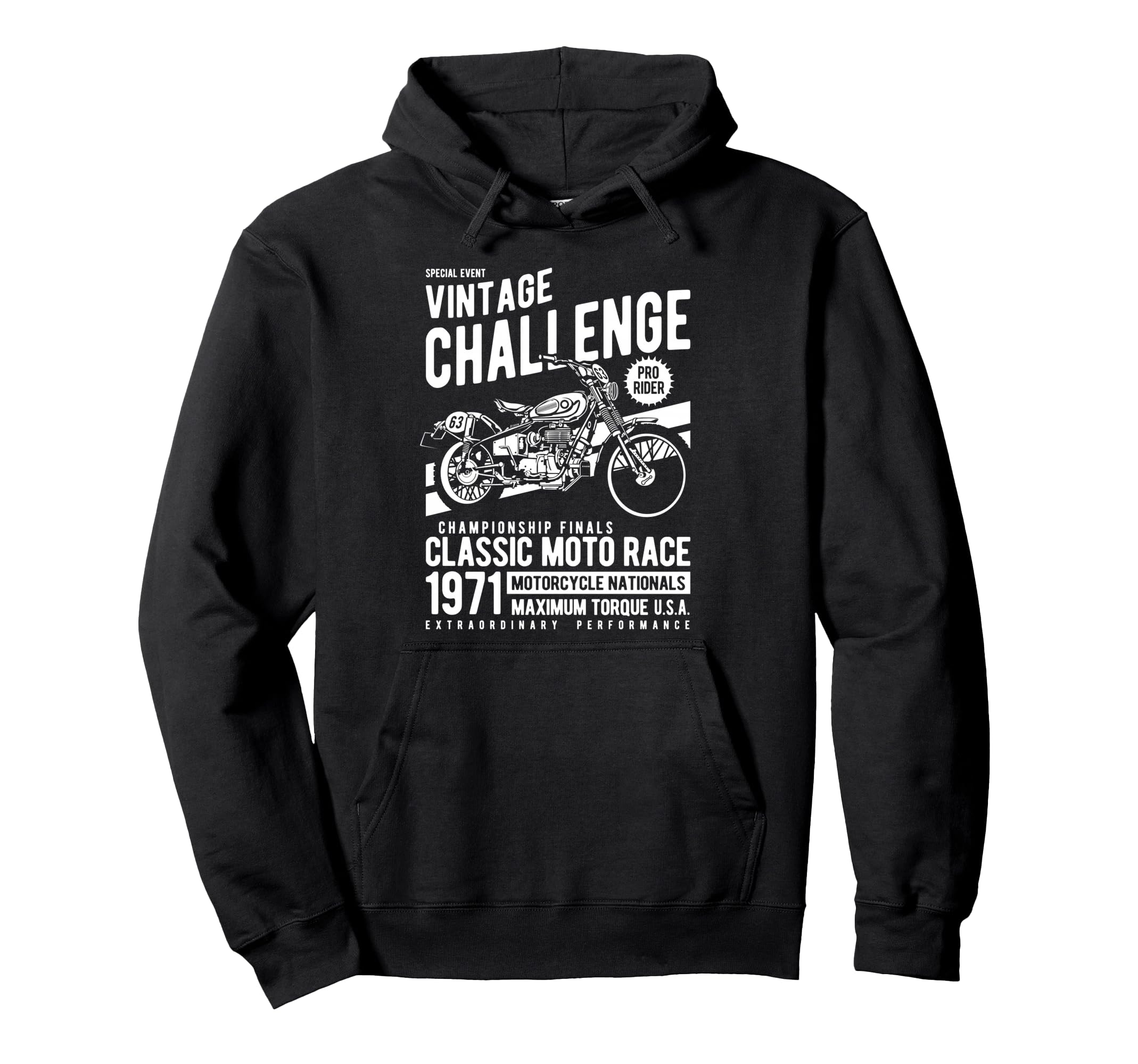 Challenge Motorcycle Race Hoodie - Unique Graphic Men Women - T-Shirt, Sweatshirt, Hoodie