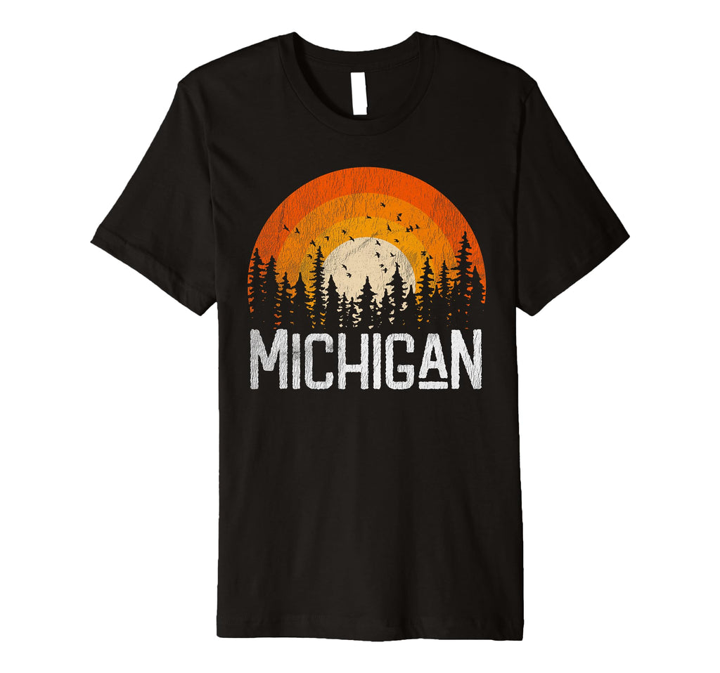 Michigan 70S 80S T-Shirt - Novelty Apparel for Adults - T-Shirt, Sweatshirt, Hoodie