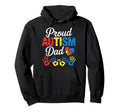 Autism Mom Autism Dad Family Sweatshirt - Fun Novelty Design for Adults - T-Shirt, Sweatshirt, Hoodie