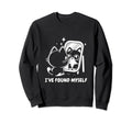 Ive Found Myself Cat Meditation Sweatshirt - Aesthetic Graphic Unisex - T-Shirt, Sweatshirt, Hoodie