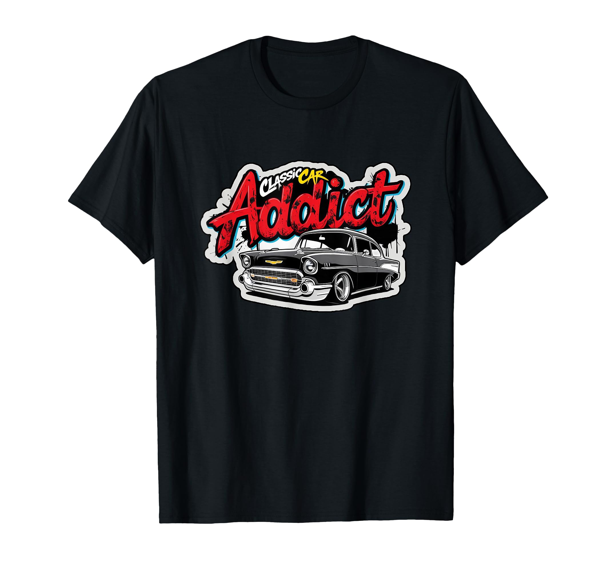 1957 57 Antique Car American Muscle T-Shirt - Streetwear Style Unisex - T-Shirt, Sweatshirt, Hoodie