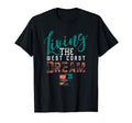 Living West Coast Dream Surfers T-Shirt - Custom Art Print Men Women - T-Shirt, Sweatshirt, Hoodie