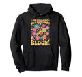 Let Kindness Bloom Be Kind Flowers Hoodie - Aesthetic Graphic for Adults - T-Shirt, Sweatshirt, Hoodie