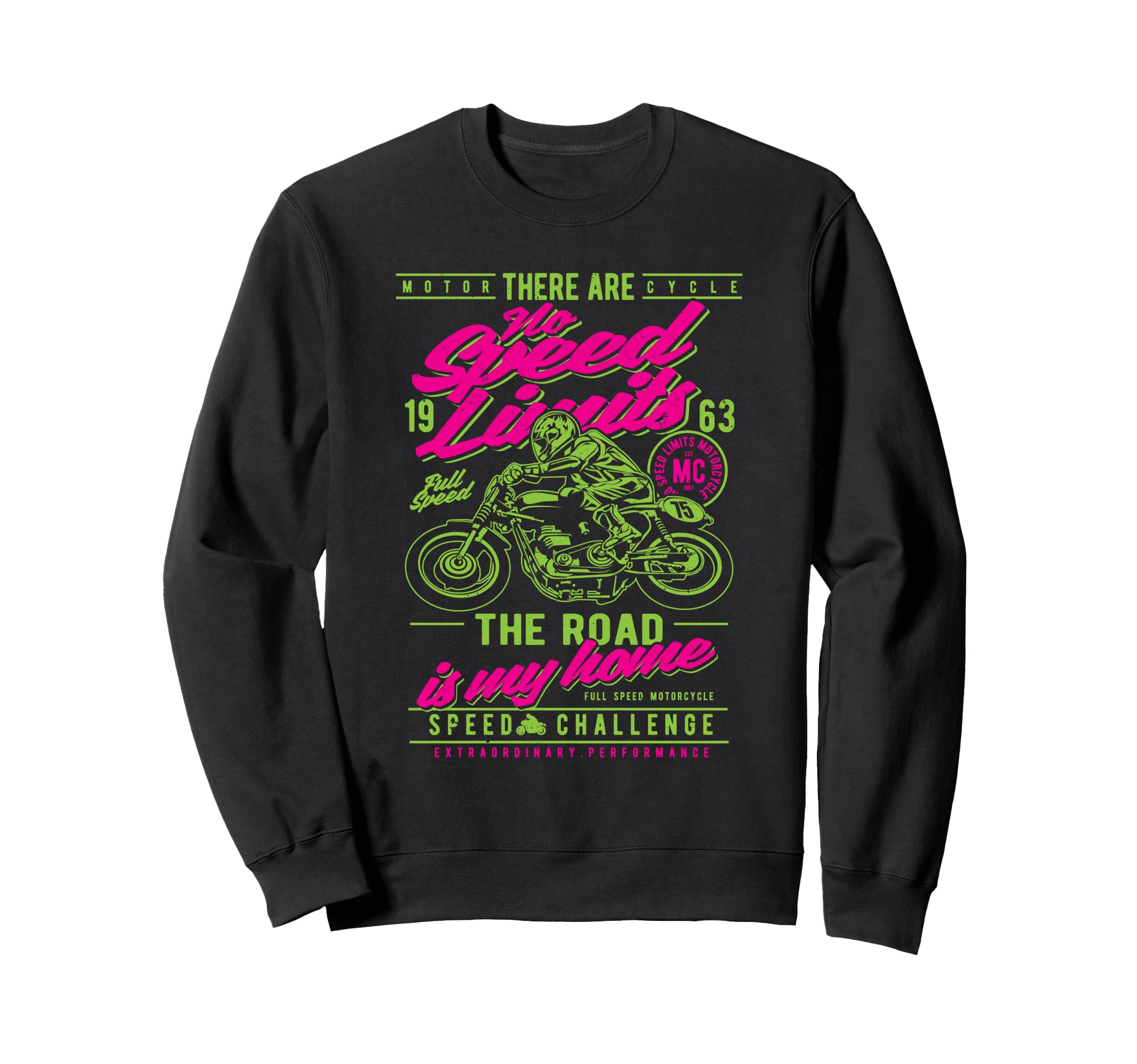 Motorcycle Race Sweatshirt - Novelty Apparel Men Women - T-Shirt, Sweatshirt, Hoodie