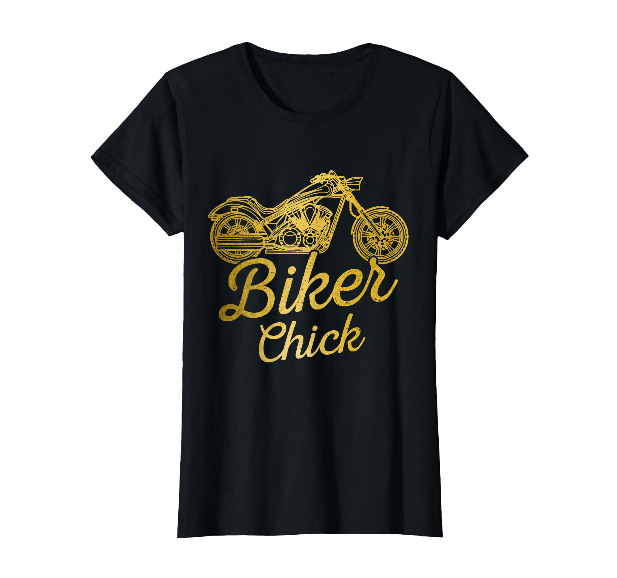 Biker Chick Motorcycle Biker T-Shirt - Trendy Graphic for Adults - T-Shirt, Sweatshirt, Hoodie