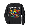Neurodiversity Brain Autism Sweatshirt - Aesthetic Graphic Unisex - T-Shirt, Sweatshirt, Hoodie