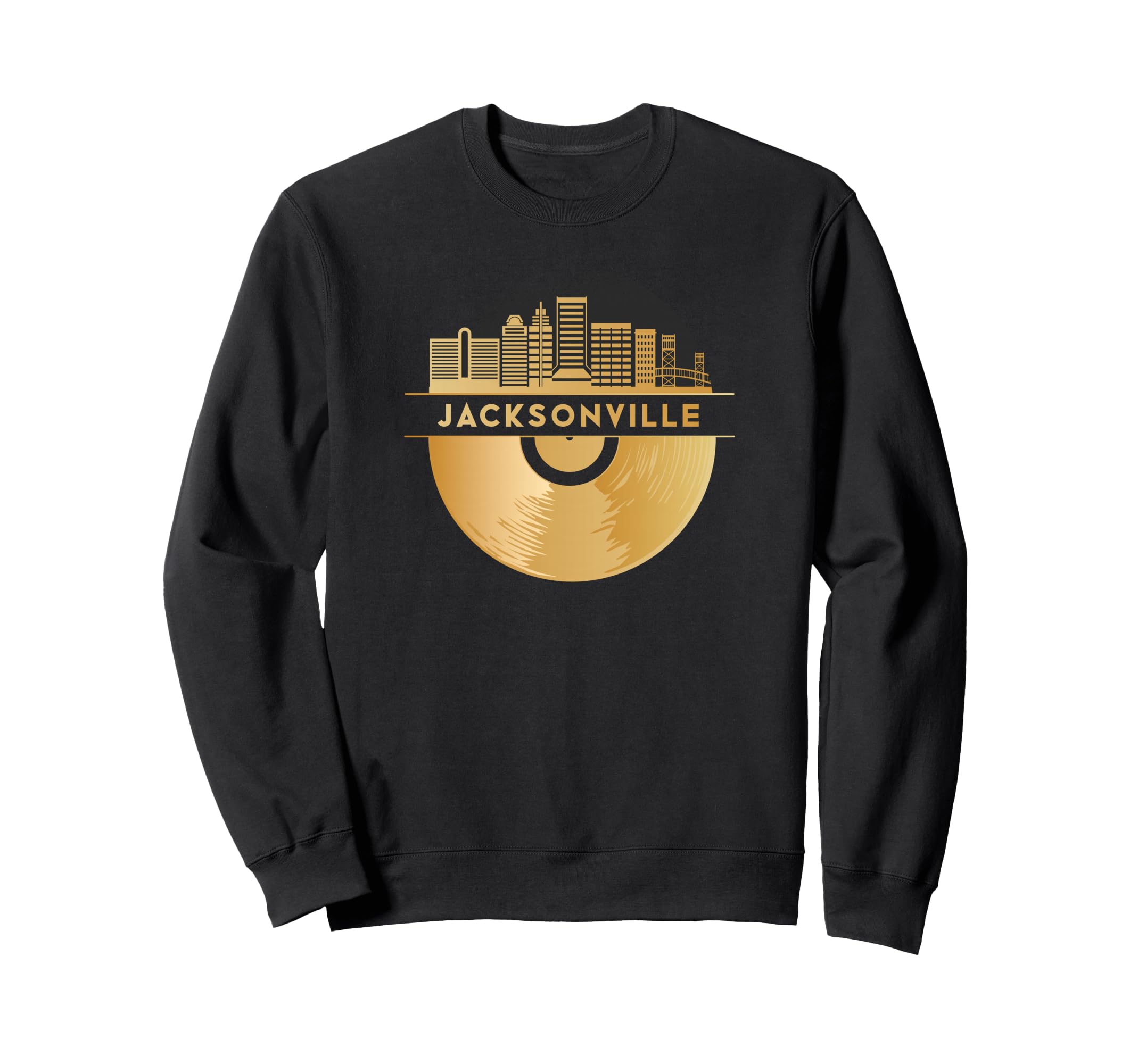 Vinyl Record Player Disco Music Sweatshirt - Custom Art Print for Adults - T-Shirt, Sweatshirt, Hoodie