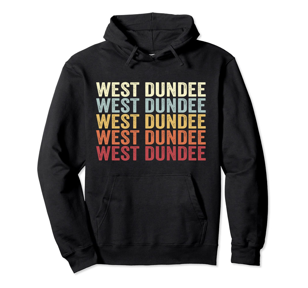 West Dundee Illinois West Dundee Il Hoodie - Minimalist Print Men Women - T-Shirt, Sweatshirt, Hoodie