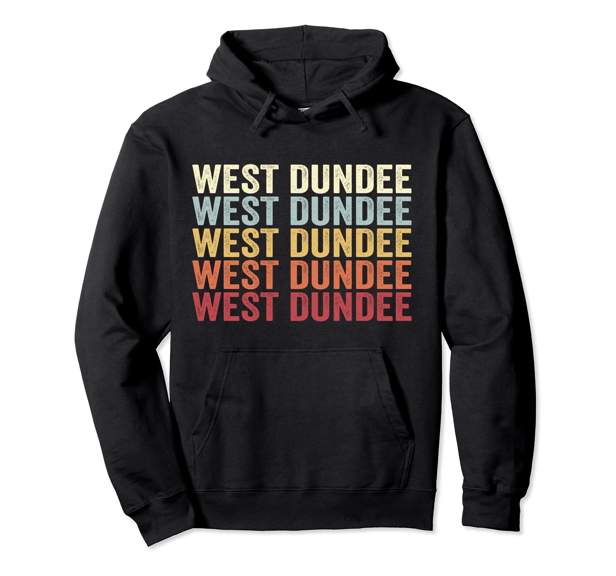 West Dundee Illinois West Dundee Il Hoodie - Minimalist Print Men Women - T-Shirt, Sweatshirt, Hoodie