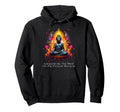 Present Moment Buddha Mindfulness Hoodie - Novelty Apparel for Adults - T-Shirt, Sweatshirt, Hoodie