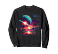 Vaporwave Solar System 80S Synthwave Sweatshirt - Streetwear Style Unisex - T-Shirt, Sweatshirt, Hoodie