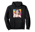 Pastel Rainbow Pin Up Beautiful Graphics Hoodie - Trendy Graphic Unisex - T-Shirt, Sweatshirt, Hoodie