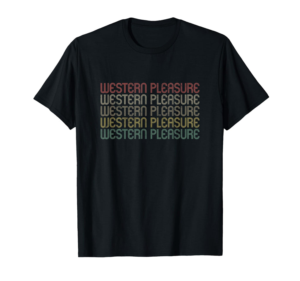 Western Pleasure T-Shirt - Minimalist Print Unisex - T-Shirt, Sweatshirt, Hoodie