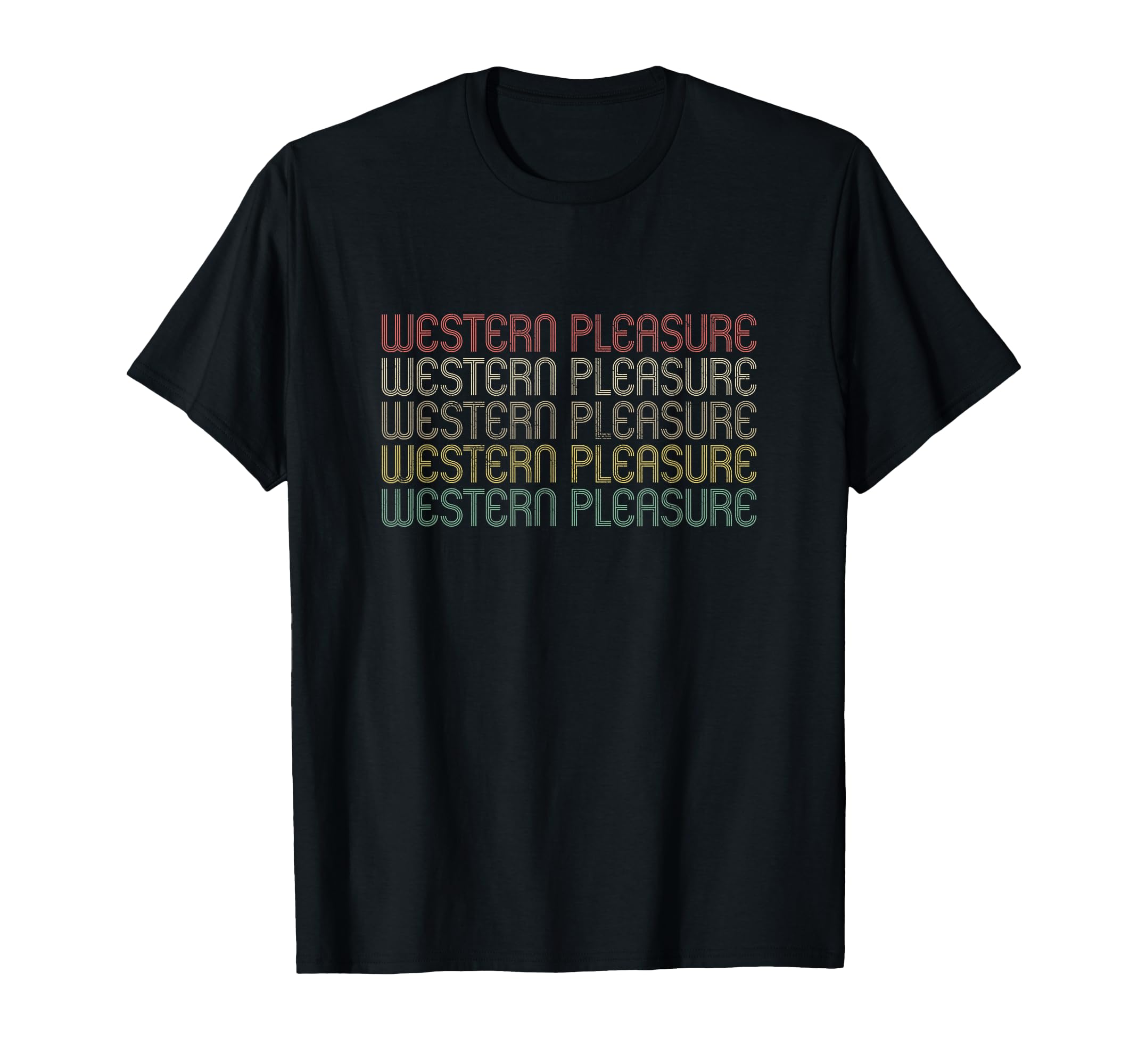 Western Pleasure T-Shirt - Minimalist Print Unisex - T-Shirt, Sweatshirt, Hoodie