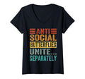 Womens Antisocial Butterflies Unite T-Shirt - Streetwear Style Men Women - T-Shirt, Sweatshirt, Hoodie