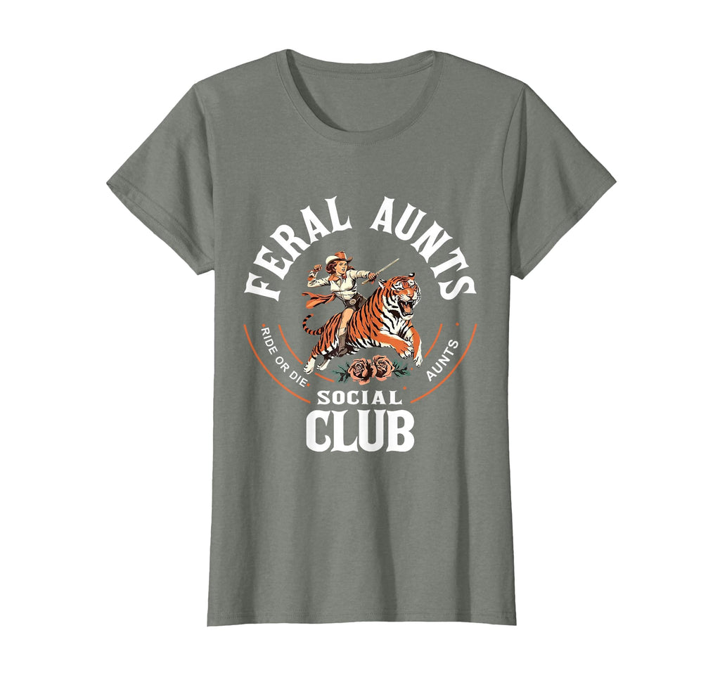 Feral Aunts Social Club Western Cowgirl T-Shirt - Trendy Graphic Unisex - T-Shirt, Sweatshirt, Hoodie