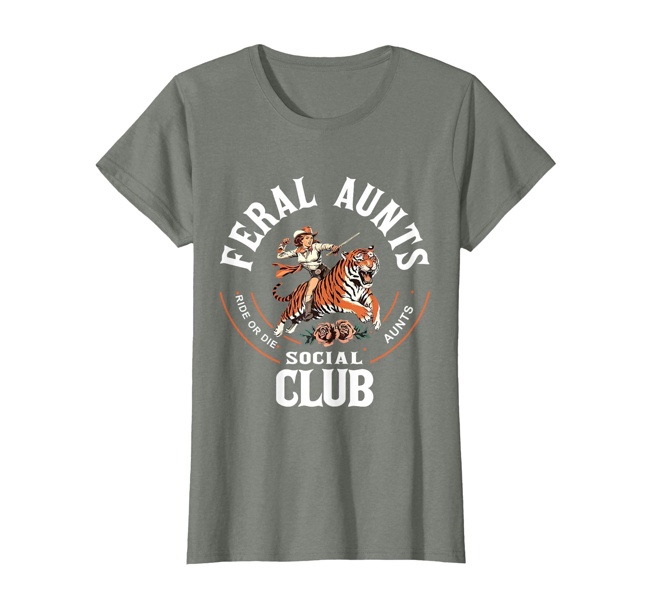 Feral Aunts Social Club Western Cowgirl T-Shirt - Trendy Graphic Unisex - T-Shirt, Sweatshirt, Hoodie