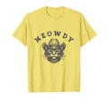 Meowdy Country Music Funny Western T-Shirt - Minimalist Print Men Women - T-Shirt, Sweatshirt, Hoodie