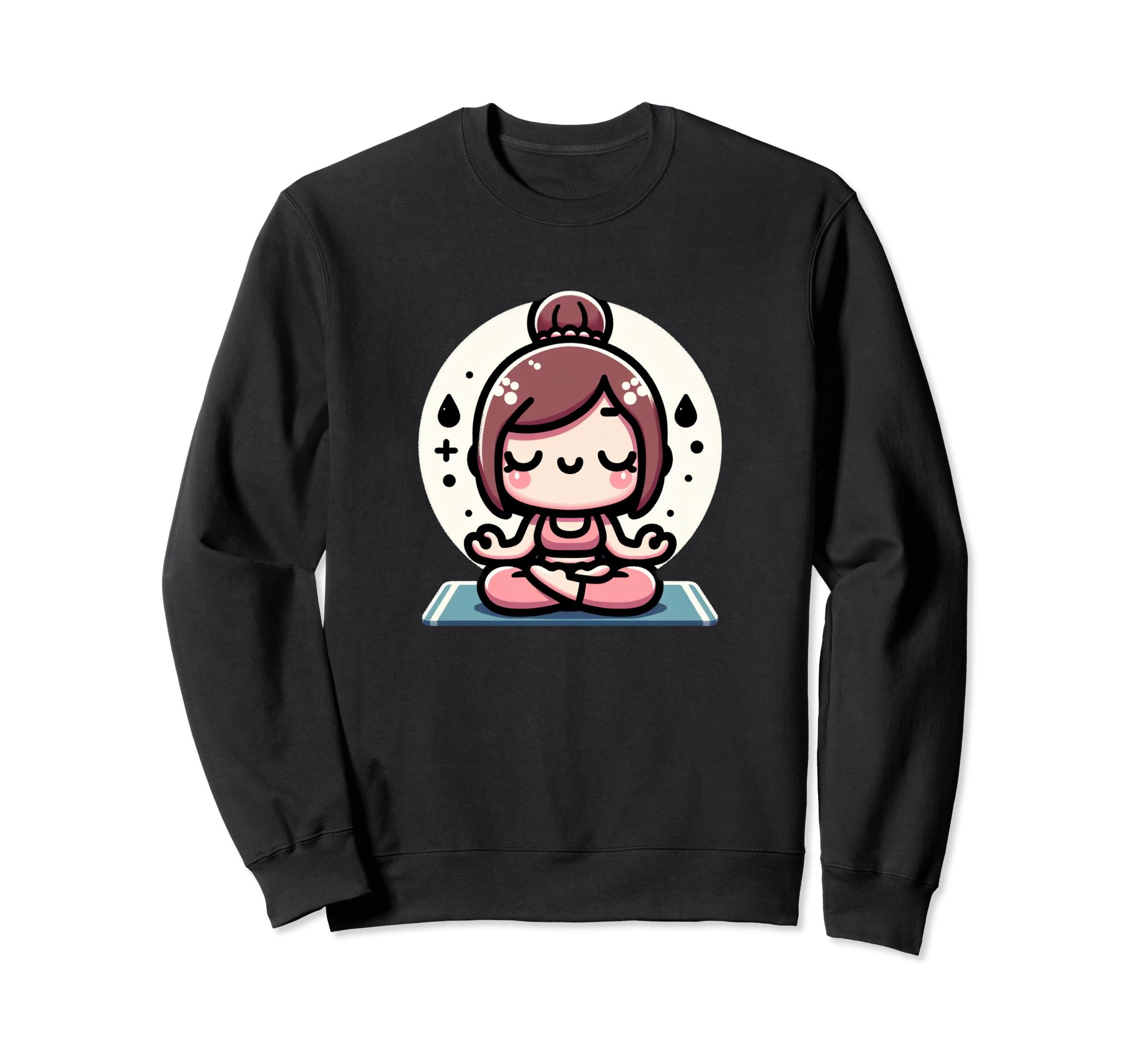 Serene Meditation Mindfulness Sweatshirt - Minimalist Print for Adults - T-Shirt, Sweatshirt, Hoodie