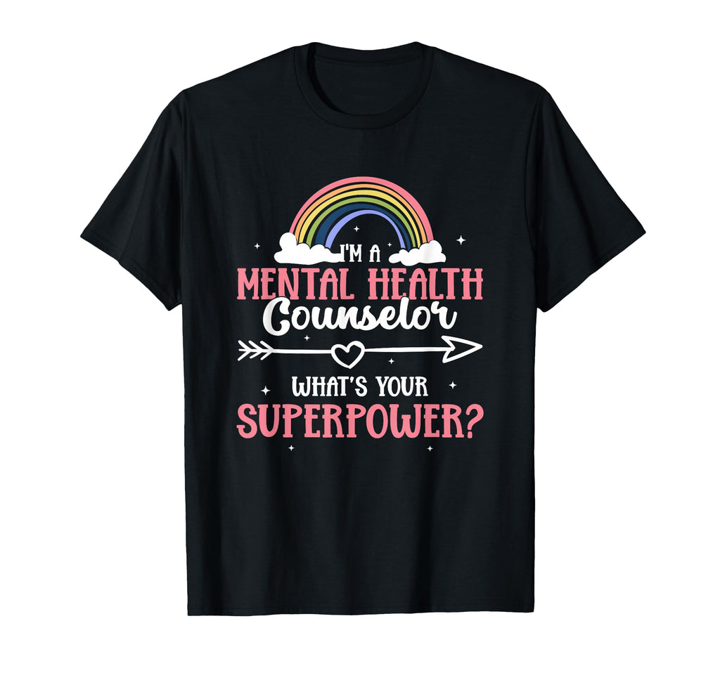 Mental Health Counselor Superpower T-Shirt - Aesthetic Graphic Unisex - T-Shirt, Sweatshirt, Hoodie